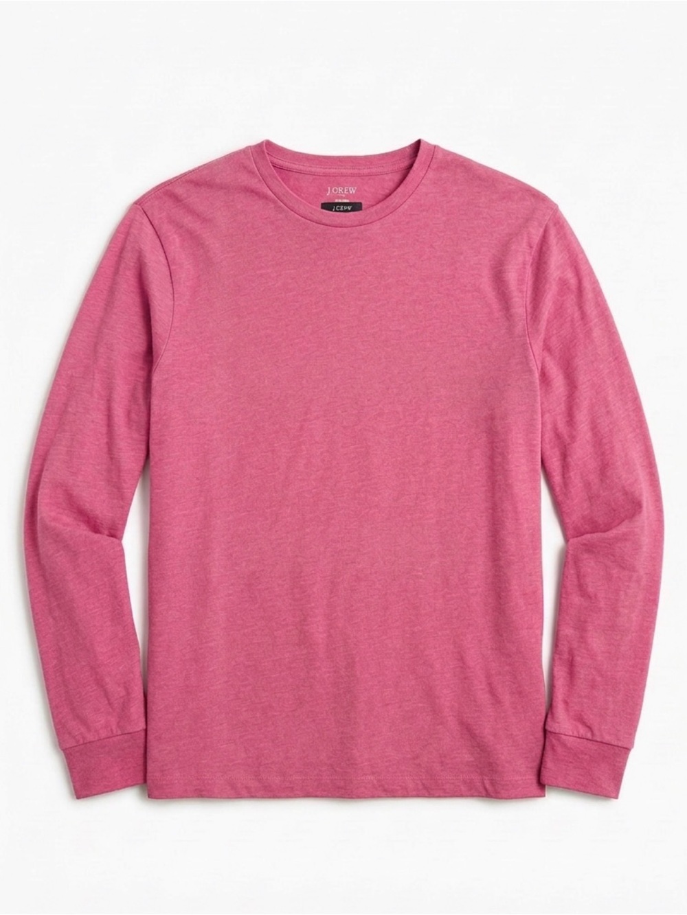 NWT - J. Crew Long-Sleeve Crewneck Tee in Salmon